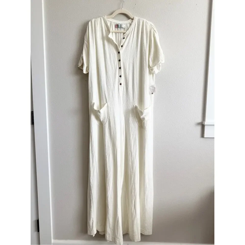 NWT Free People Beach My Go To Jumpsuit Size Small